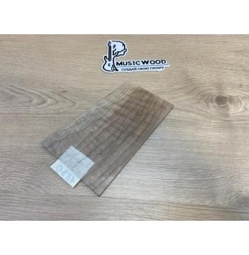 Орех Грецкий Волнистый Заболонь заготовка накладки на головку грифа Смешанный ААА Волна АА 7х125-96х190-185 мм-2