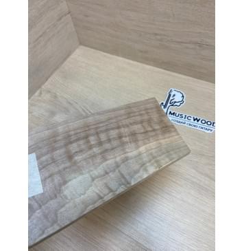 Орех Грецкий Волнистый Заболонь заготовка накладки на головку грифа Смешанный ААА Волна АА 7х125-96х190-185 мм-4