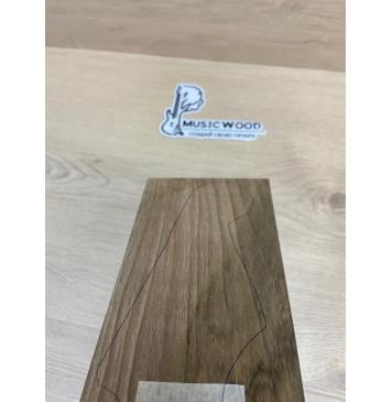 Орех Грецкий Заболонь заготовка накладки на головку грифа Смешанный ААА 6х107-97х200 мм-2