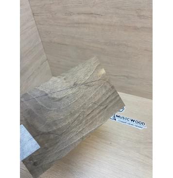 Орех Грецкий Волнистый заготовка накладки на головку грифа Смешанный ААА Волна АА 6х127-123х200 мм-3