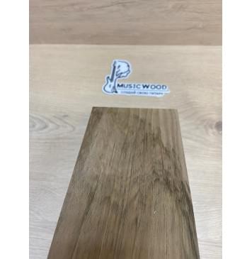 Орех Грецкий Заболонь заготовка накладки на головку грифа Смешанный ААА 6.5х107-97х200 мм-4