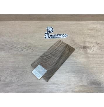 Орех Грецкий Волнистый Заболонь заготовка накладки на головку грифа Смешанный ААА Волна АА 6.5х107-100х200 мм-1