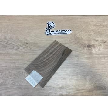 Орех Грецкий Волнистый Заболонь заготовка накладки на головку грифа Смешанный ААА Волна АА 6х102-94х185 мм-1