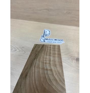 Орех Грецкий Волнистый Заболонь заготовка накладки на головку грифа Смешанный ААА Волна АА 6х102-94х185 мм-2