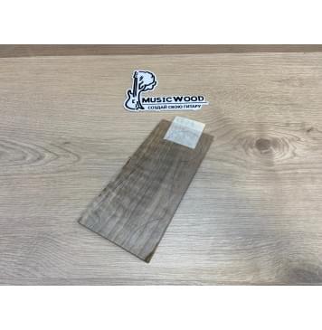 Орех Грецкий Волнистый Заболонь заготовка накладки на головку грифа Смешанный ААА Волна АА 7х98-84х190 мм-2