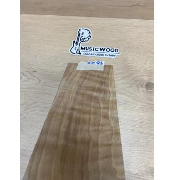 Орех Грецкий Волнистый Заболонь заготовка накладки на головку грифа Смешанный ААА Волна АА 7х98-84х190 мм-0