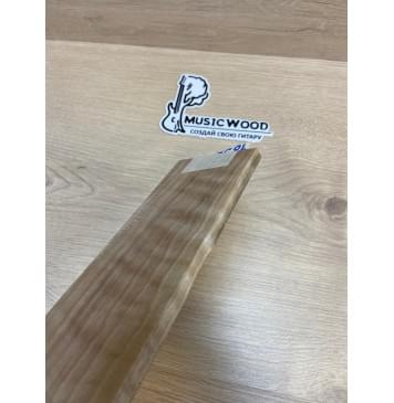 Орех Грецкий Волнистый Заболонь заготовка накладки на головку грифа Смешанный ААА Волна АА 7х98-84х190 мм-4