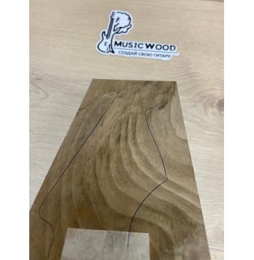 Орех Грецкий заготовка накладки на головку грифа Смешанный ААА 6х109-105х200 мм-3