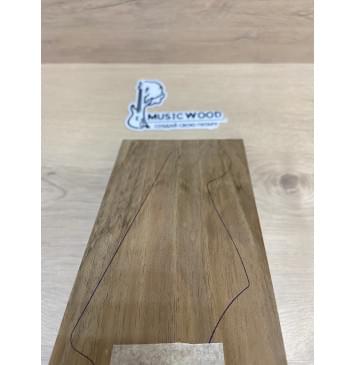 Орех Грецкий заготовка накладки на головку грифа Смешанный ААА 6х109-99х200 мм-1