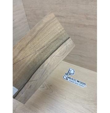 Орех Грецкий Заболонь заготовка накладки на головку грифа Смешанный ААА 5.5х125х225 мм-4