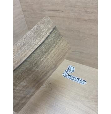 Орех Грецкий Заболонь заготовка накладки на головку грифа Смешанный ААА 5.5х125х225 мм-5