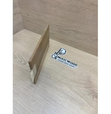 Орех Грецкий Заболонь заготовка накладки на головку грифа Смешанный ААА 5.5х125х225 мм-6