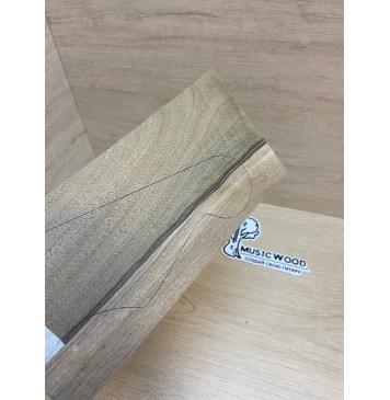 Орех Грецкий Заболонь заготовка накладки на головку грифа Смешанный ААА 4х112х235 мм-3