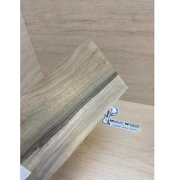 Орех Грецкий Заболонь заготовка накладки на головку грифа Смешанный ААА 6.5х125х235 мм-4