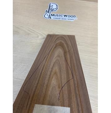 Орех Американский заготовка накладки на головку грифа Тангент ААА 4х110-100х280 мм-1