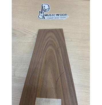 Орех Американский заготовка накладки на головку грифа Тангент ААА 4х110-100х280 мм-2