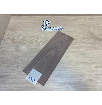 Орех Американский заготовка накладки на головку грифа Тангент ААА 3.3х110-100х280 мм-0
