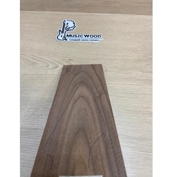 Орех Американский заготовка накладки на головку грифа Тангент ААА 3.3х110-100х280 мм-2