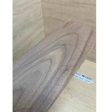 Орех Американский заготовка накладки на головку грифа Тангент ААА 3.3х110-100х280 мм-3