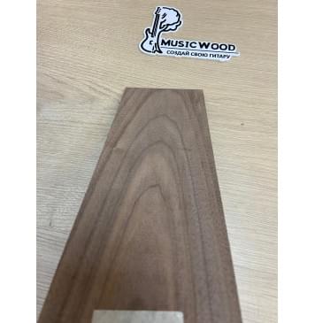 Орех Американский заготовка накладки на головку грифа Тангент ААА 3.3х110-100х280 мм-4