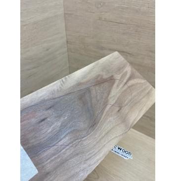 Орех Американский Заболонь заготовка накладки на головку грифа Тангент АА 4х140-118х250 мм-2