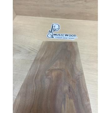 Орех Американский Заболонь заготовка накладки на головку грифа Тангент АА 4х140-118х250 мм-3