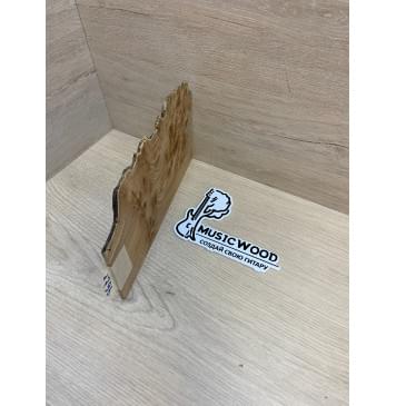 Карагач Кап заготовка накладки на головку грифа Смешанный ААА 2.5х120-95х230 мм-5