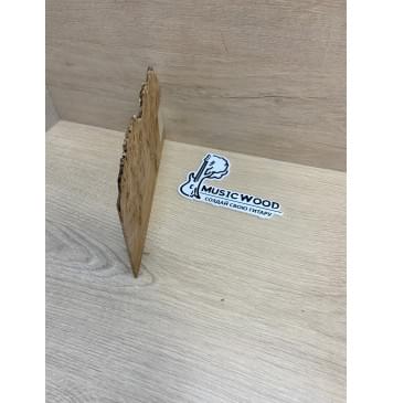 Карагач Кап заготовка накладки на головку грифа под заливку Смешанный ААА 3х120х230 мм-4