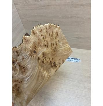 Карагач Кап заготовка накладки на головку грифа под заливку Смешанный ААА 3х120х230 мм-4