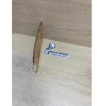 Карагач Кап заготовка накладки на головку грифа под заливку Смешанный ААА 2.5х120х230 мм-4