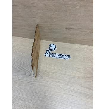 Карагач Кап заготовка накладки на головку грифа под заливку Смешанный ААА 3.5х120х230 мм-5