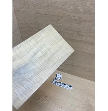 Клён Американский Волнистый заготовка накладки на головку грифа Смешанный ААА Волна АА 4х120х215 мм-4