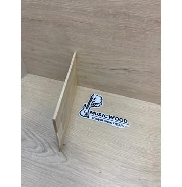 Клён Американский Волнистый заготовка накладки на головку грифа Смешанный ААА Волна АА 4х120х215 мм-7