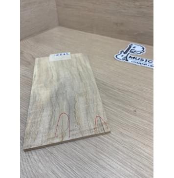 Клён Американский Волнистый заготовка накладки на головку грифа Смешанный ААА Волна АА 4х115-100х205 мм (Уценка-трещины)-4