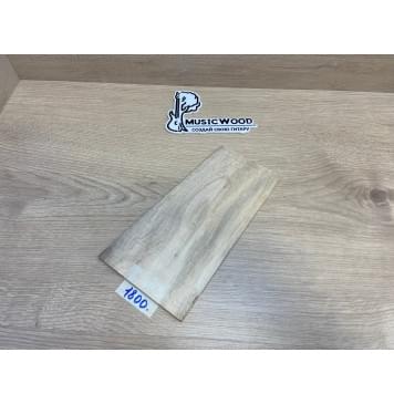 Клён Американский Волнистый заготовка накладки на головку грифа Смешанный ААА Волна А 4х117-94х215 мм-0