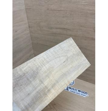 Клён Американский Волнистый заготовка накладки на головку грифа Смешанный ААА Волна А 4х117-94х215 мм-3