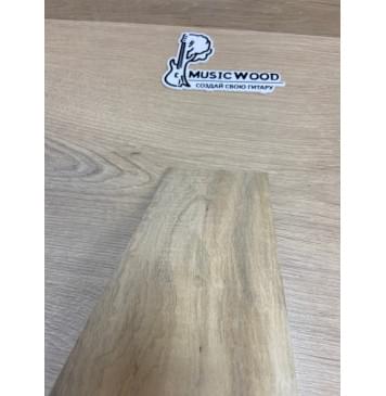 Клён Американский Волнистый заготовка накладки на головку грифа Смешанный ААА Волна А 4х117-94х215 мм-2