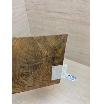 Клён Волнистый Печёный 180 гр заготовка накладки на головку грифа Смешанный АА Волна АА 3.5х150-140-65х205 мм-2