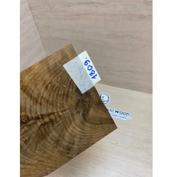 Клён Волнистый Печёный 180 гр заготовка накладки на головку грифа Смешанный АА Волна АА 3.5х150-140-65х205 мм-5