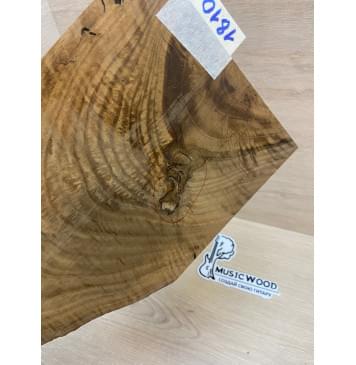 Клён Волнистый Печёный 180 гр заготовка накладки на головку грифа Смешанный АА Волна АА 4х157-90х265 мм-2