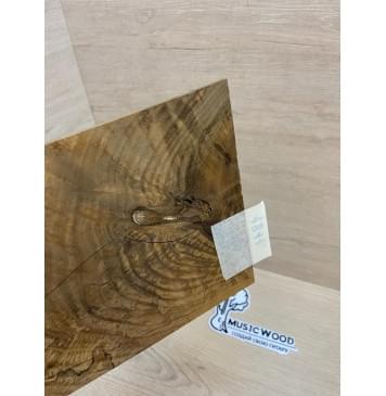 Клён Волнистый Печёный 180 гр заготовка накладки на головку грифа Смешанный АА Волна АА 3.5х143-65х225 мм-1