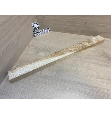 Клён Чёрный Явор, Волнистый Универсальная заготовка Смешанный А Волна ААА 31х51х590 мм-3