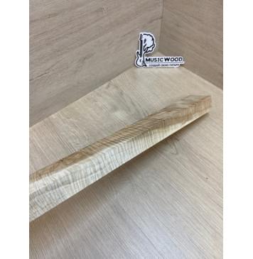 Клён Чёрный Явор, Волнистый Универсальная заготовка Смешанный А Волна ААА 31х51х590 мм-4