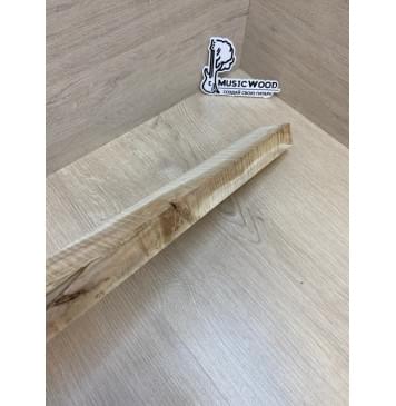 Клён Чёрный Явор, Волнистый Универсальная заготовка Смешанный А Волна ААА 31х51х590 мм-14