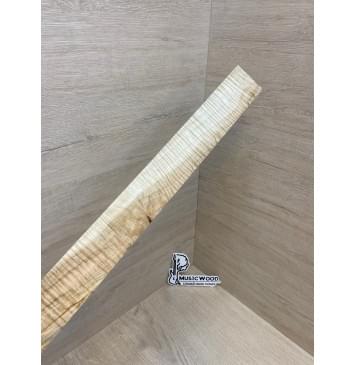 Клён Чёрный Явор, Волнистый Универсальная заготовка Смешанный А Волна ААА 31х51х590 мм-5