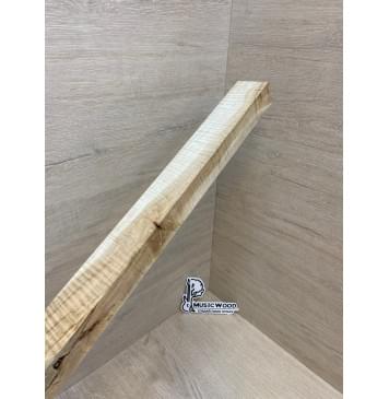 Клён Чёрный Явор, Волнистый Универсальная заготовка Смешанный А Волна ААА 31х51х590 мм-12