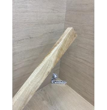 Клён Чёрный Явор, Волнистый Универсальная заготовка Смешанный А Волна ААА 31х51х590 мм-13