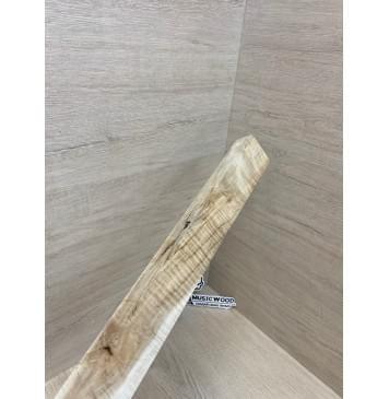 Клён Чёрный Явор, Волнистый Универсальная заготовка Смешанный А Волна ААА 31х51х590 мм-15