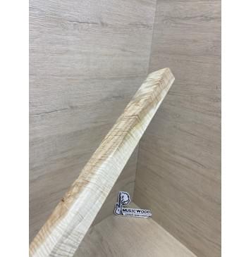 Клён Чёрный Явор, Волнистый Универсальная заготовка Смешанный А Волна ААА 31х51х590 мм-7