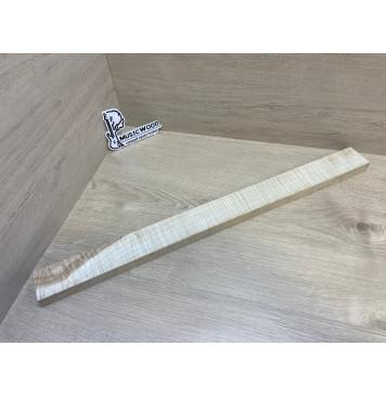 Клён Белый Явор, Волнистый Универсальная заготовка Смешанный АА Волна ААА 23х53х650 мм-0